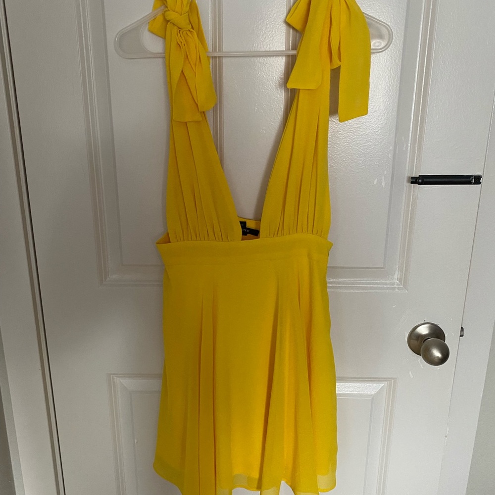 forever 21 yellow dress